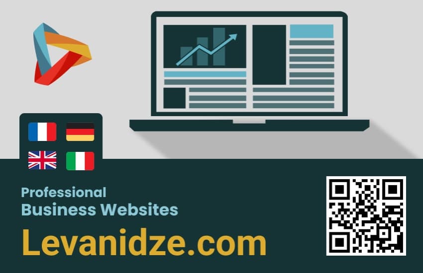 Website designer Levanidze.com